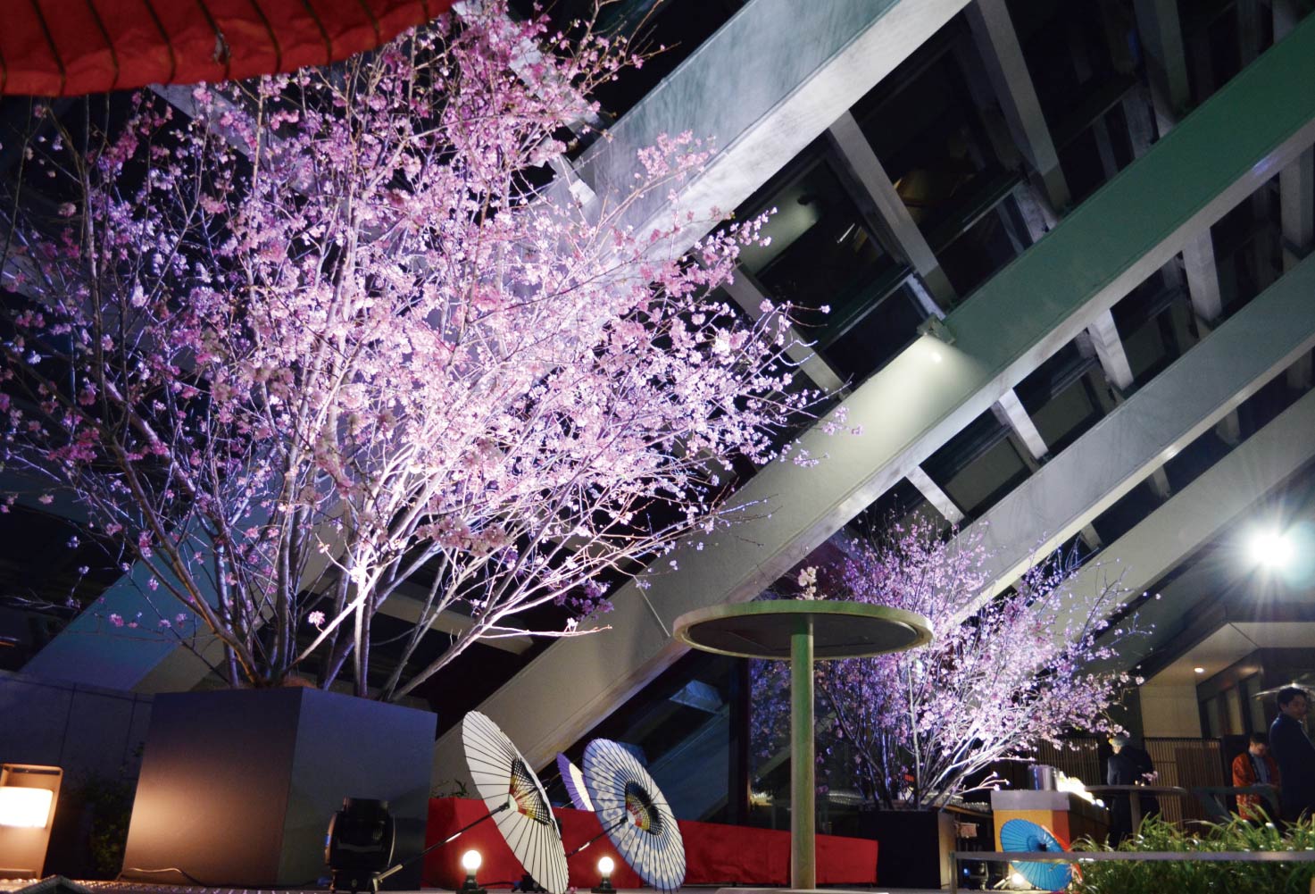 ホテル　桜装飾